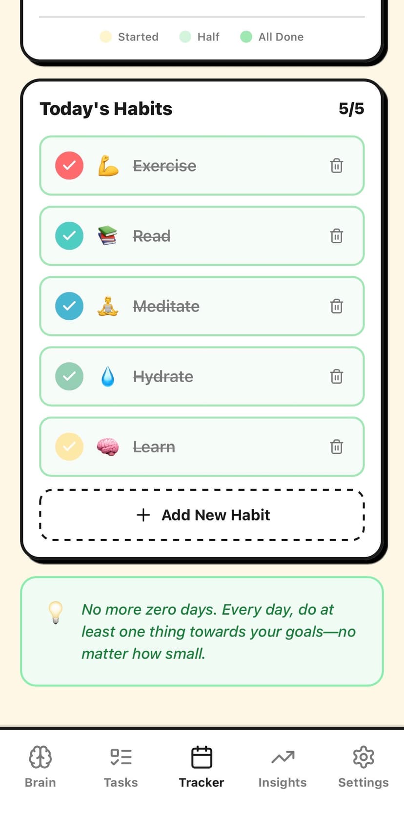 Build Lasting Habits