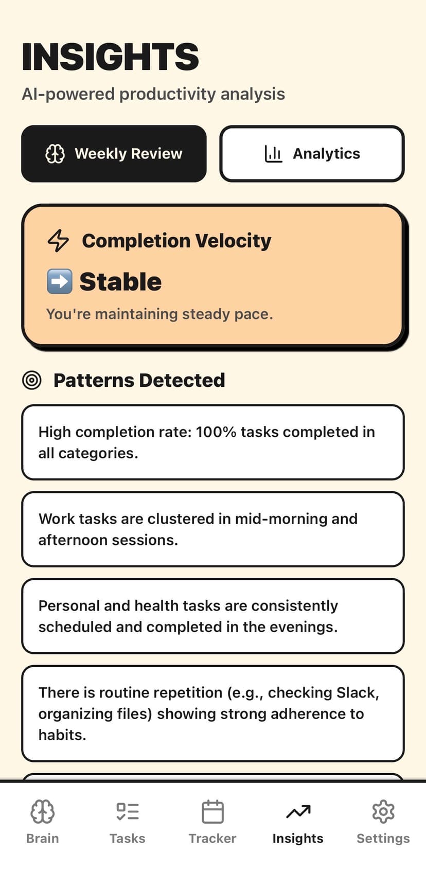 Insights & Analytics