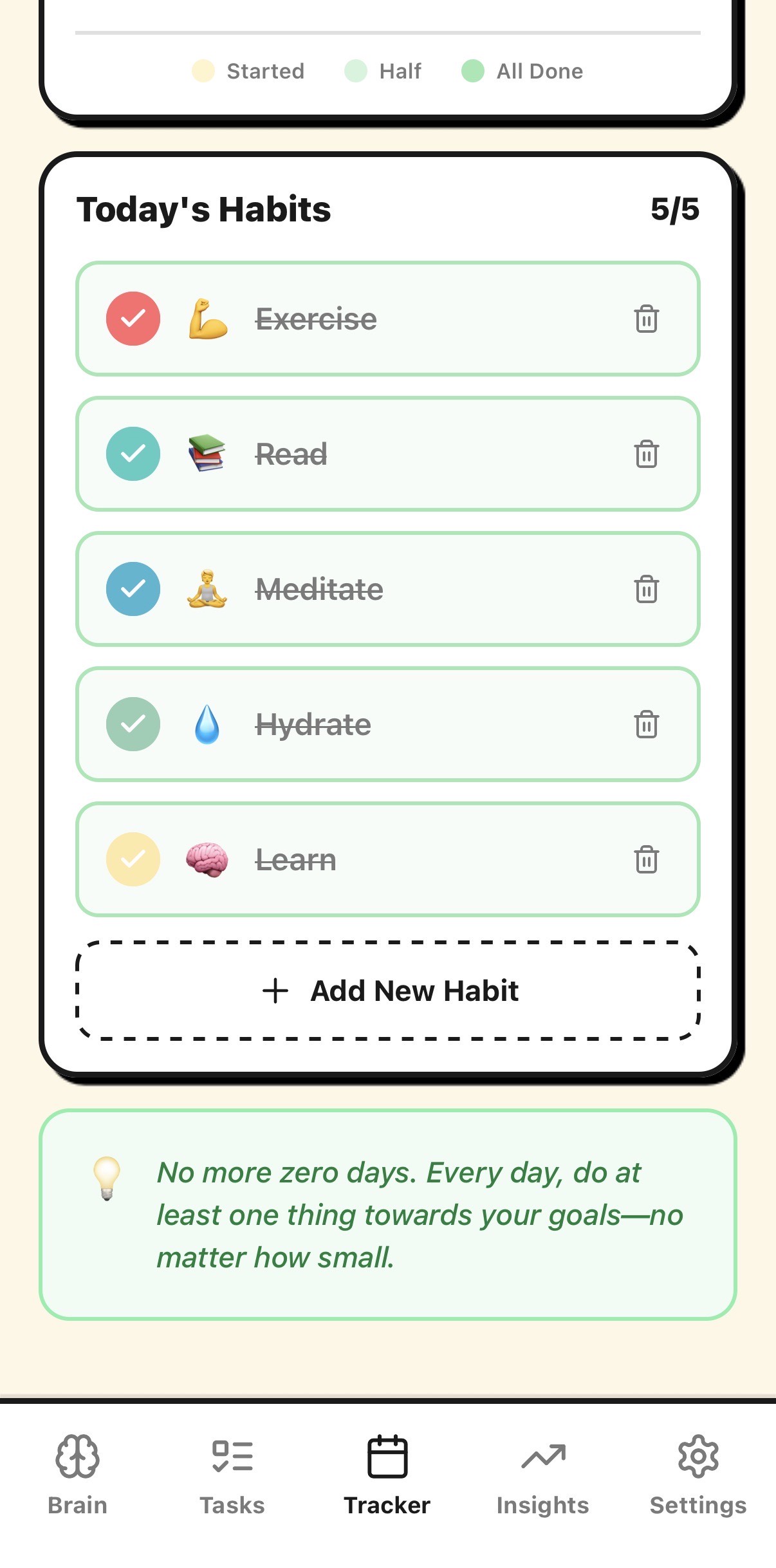 Build Lasting Habits