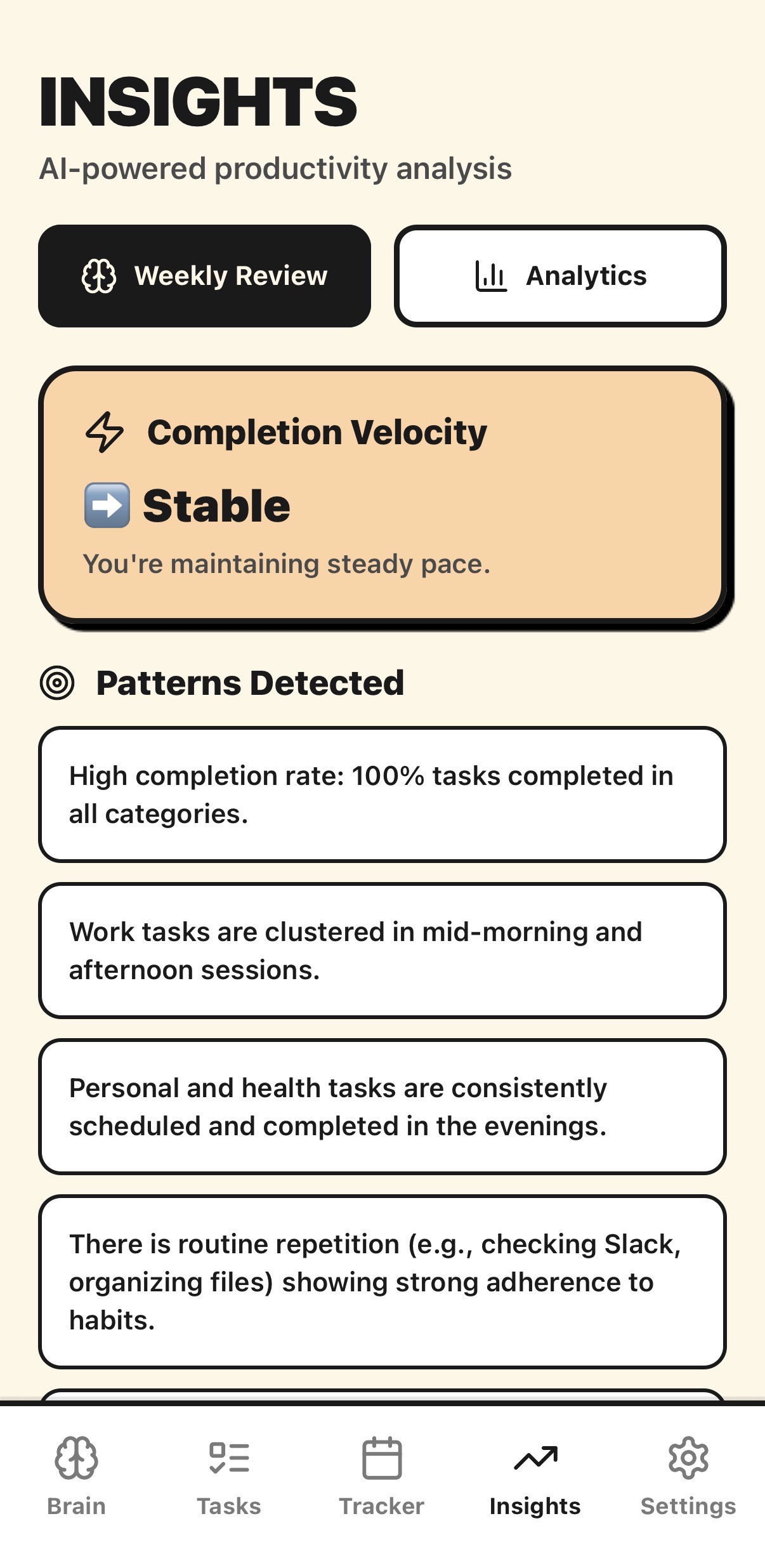 Insights & Analytics